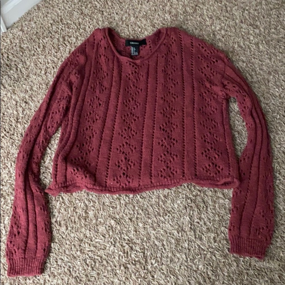 Cropped sweater